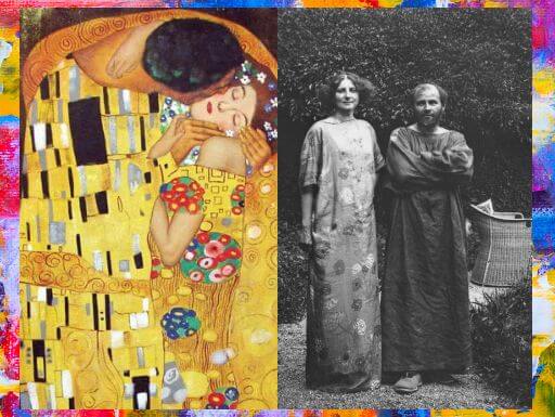 Gustav Klimt e Emilie Flöge, o amor desapegado e Vênus em Aquário